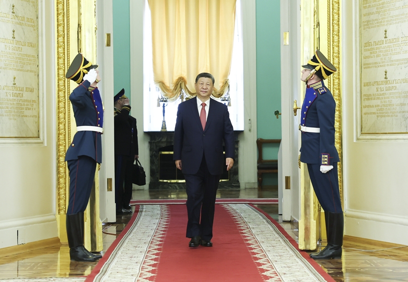 習(xí)近平同俄羅斯總統(tǒng)普京會談