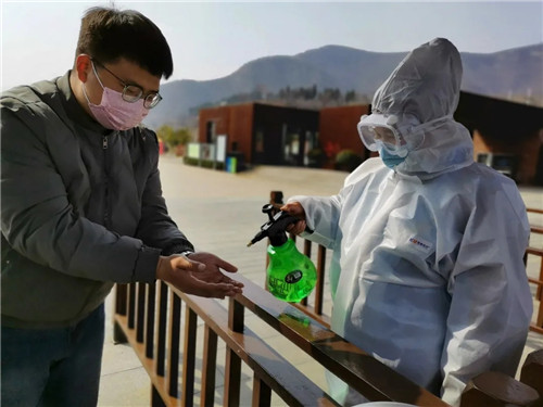 紅旗渠風景區(qū)有序開放 迎來首批游客