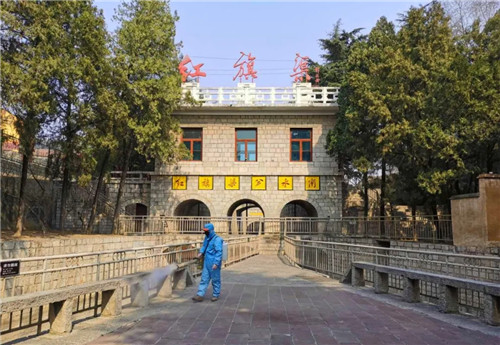 紅旗渠風景區(qū)有序開放 迎來首批游客