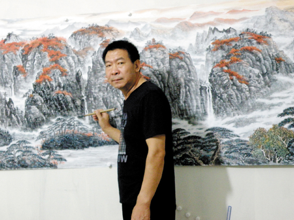 中國(guó)實(shí)力派畫(huà)家葉長(zhǎng)福國(guó)畫(huà)欣賞