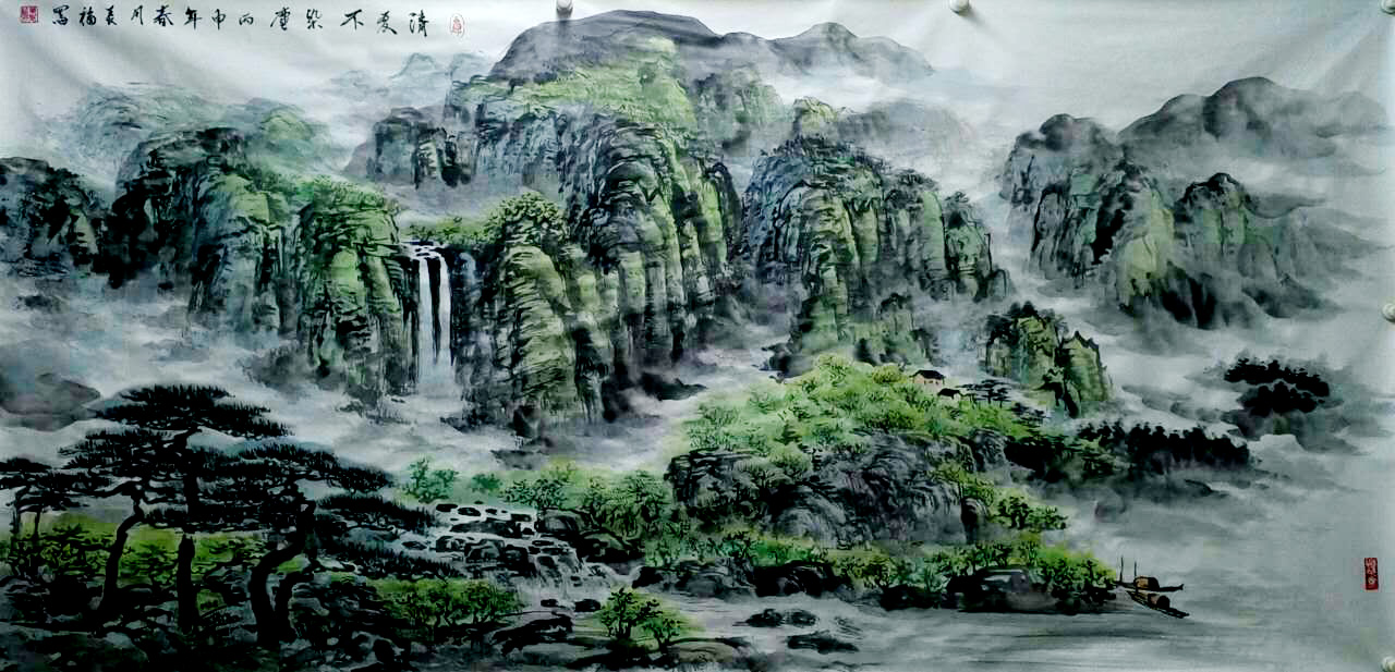 中國(guó)實(shí)力派畫(huà)家葉長(zhǎng)福國(guó)畫(huà)欣賞