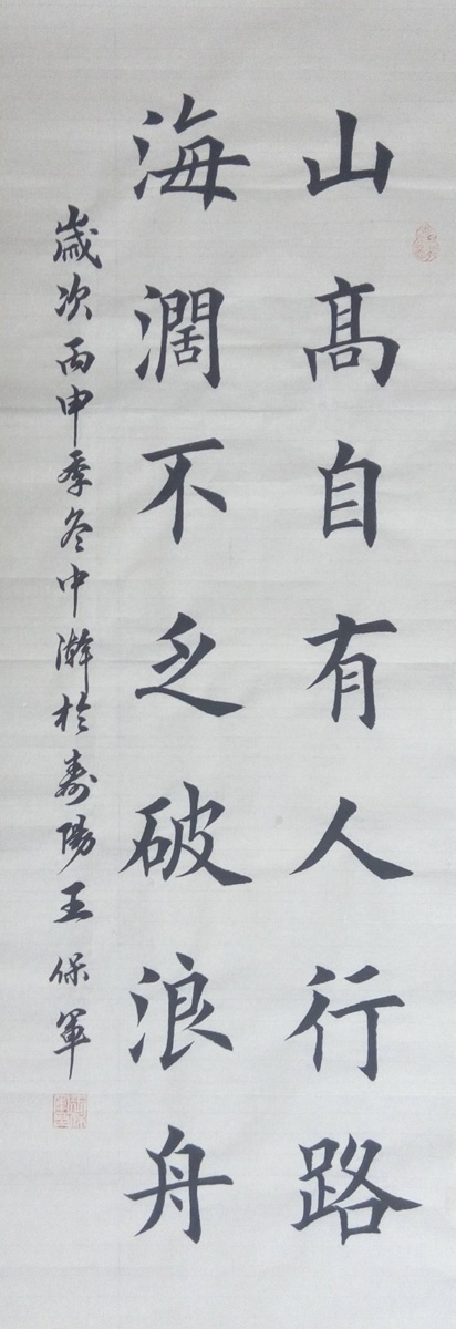 中國當代實力派書畫名家王保軍書法藝術(shù)欣賞